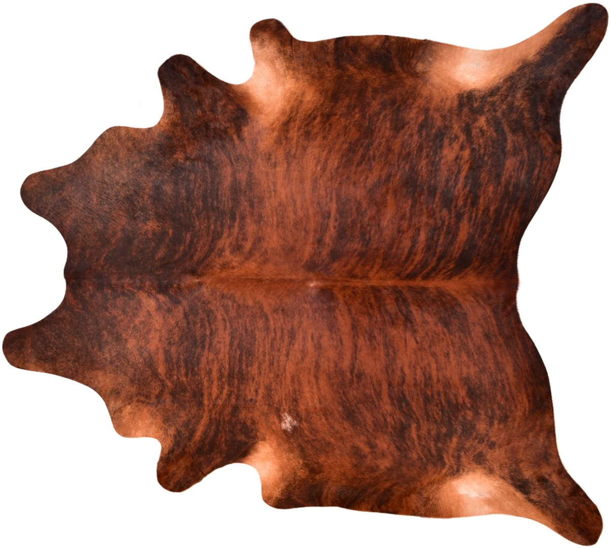 Cowhide Rug Brindle and Exotic Dark 38 SQFT